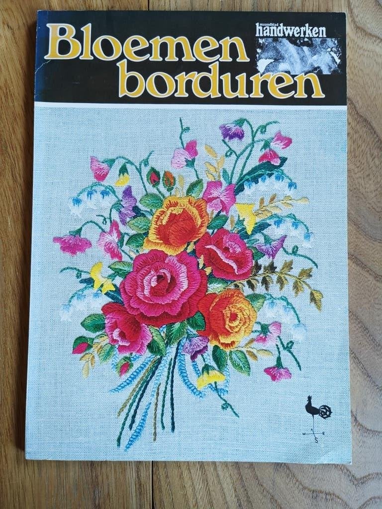 Bloemen borduren  Maandblad handwerken, Ophalen of Verzenden, Zo goed als nieuw, Handborduren, Patroon