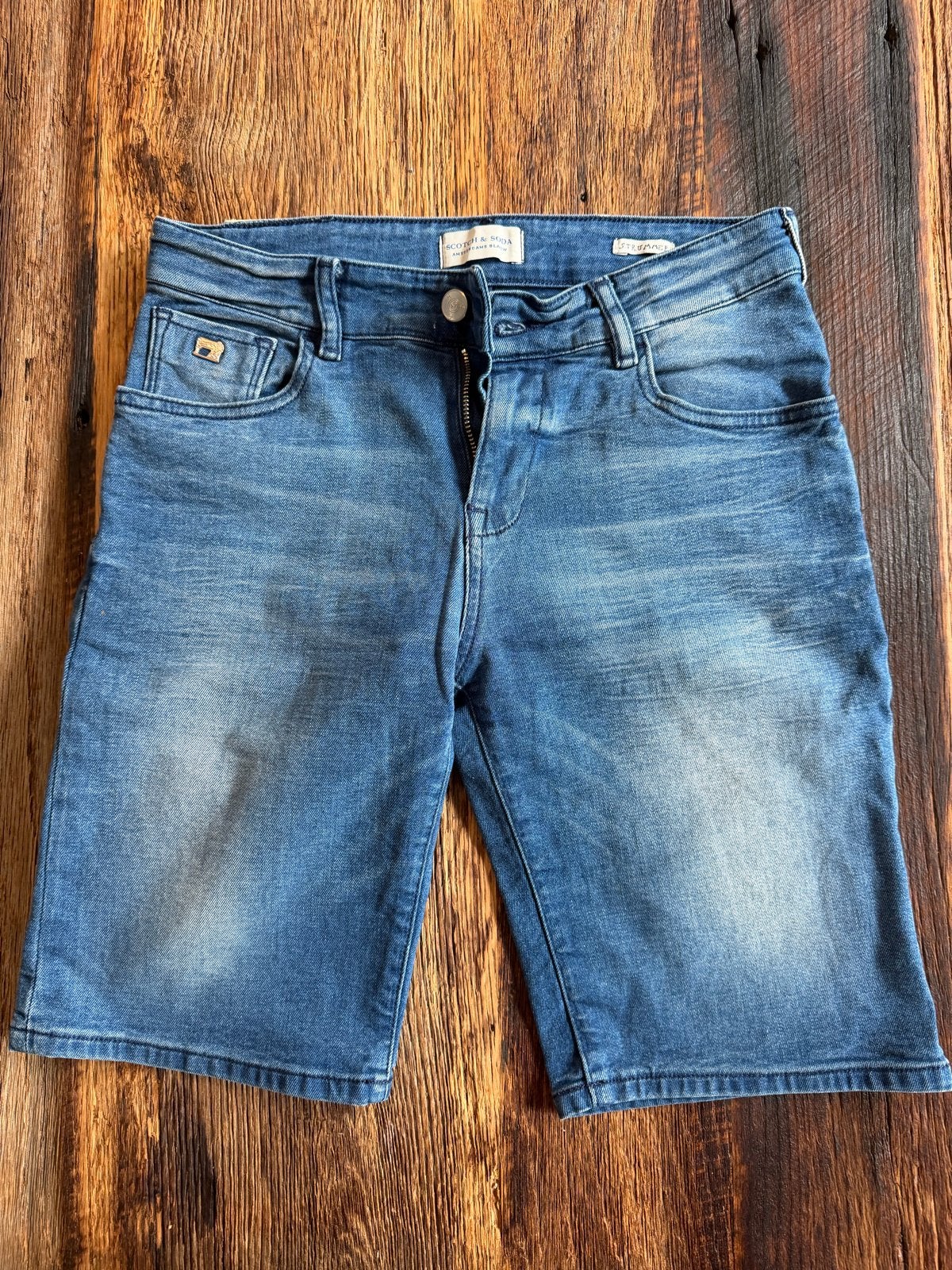Scotch & Soda spijkerbroek short maat 14, Ophalen of Verzenden, Zo goed als nieuw, Jongen, Broek