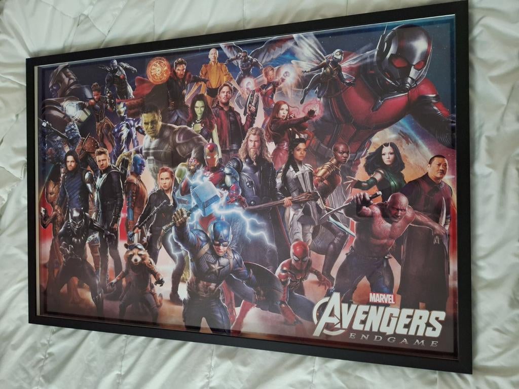 Marvel poster in lijst, Verzamelen, Ophalen