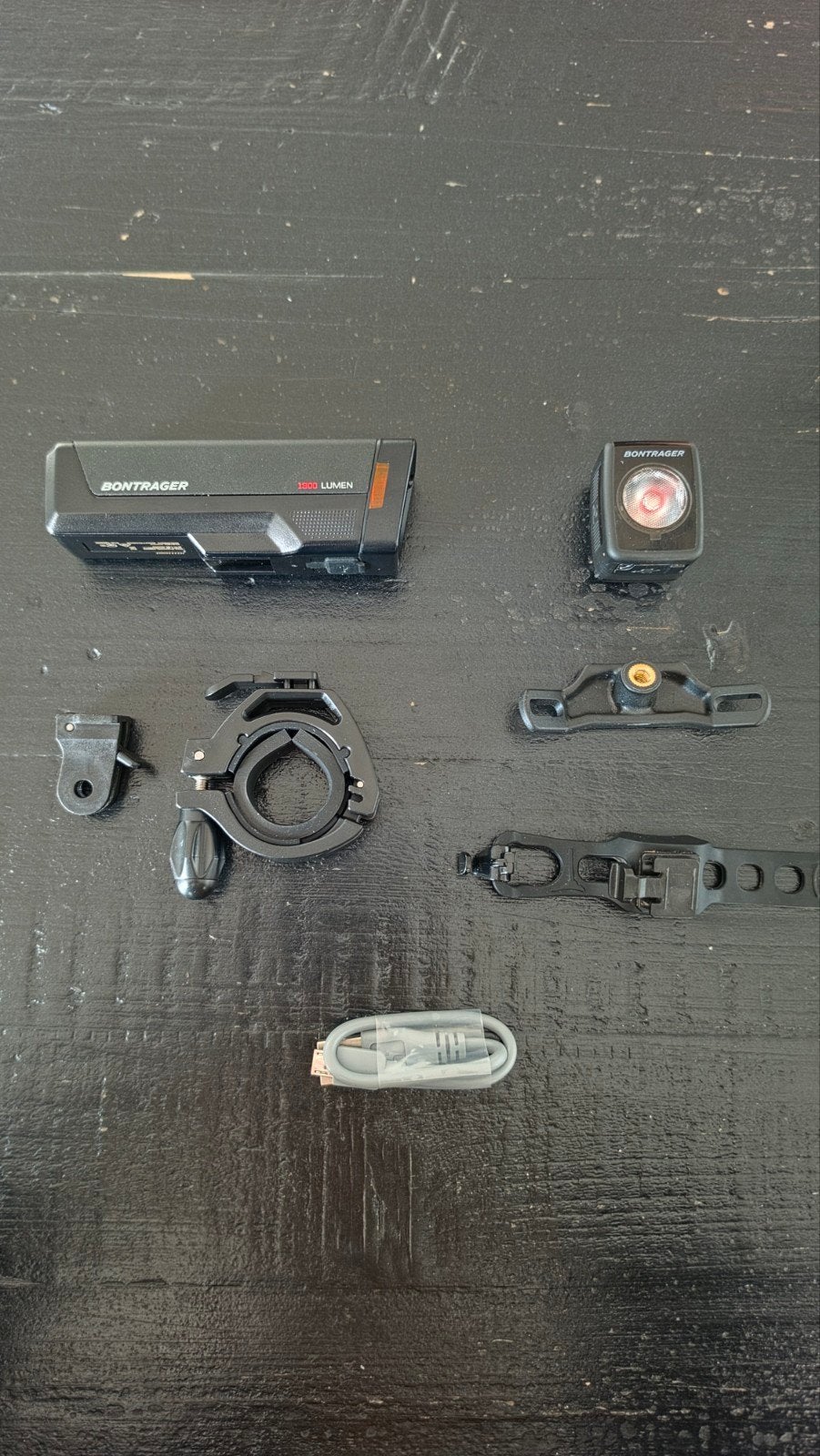 Bontrager Ion Pro RT/Flare RT fietsverlichtingsset, Verlichtingsset, Ophalen of Verzenden, Accu, Oplaadbaar