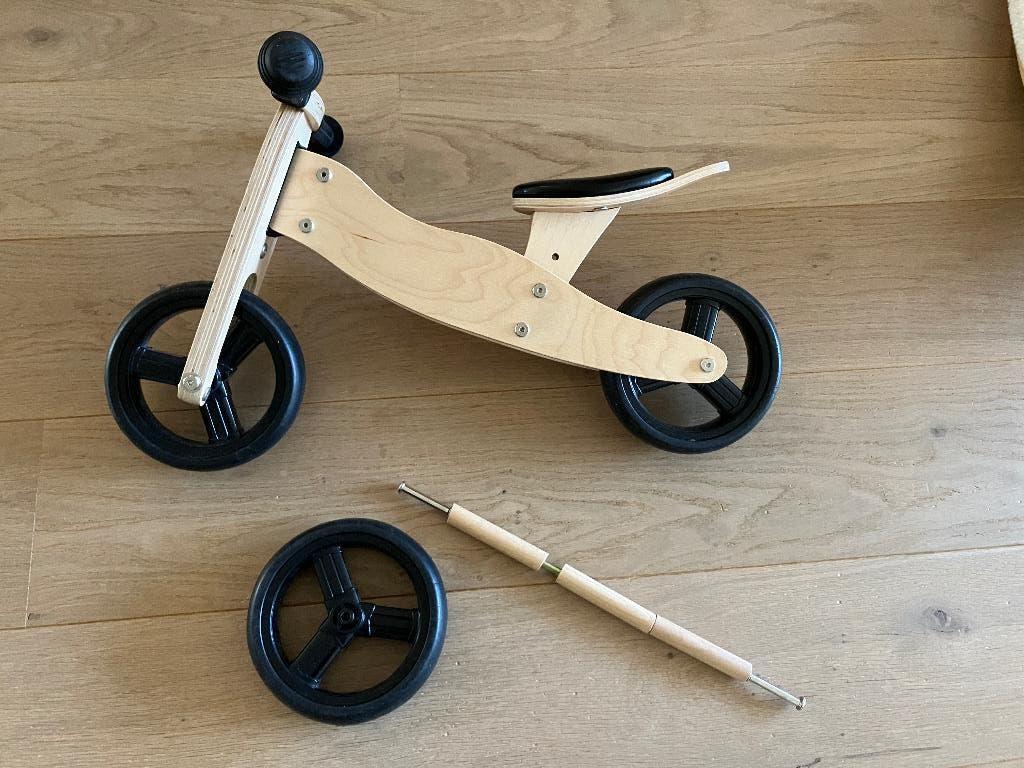 Houten looptfiets, Ophalen of Verzenden, Zo goed als nieuw, Loopfiets