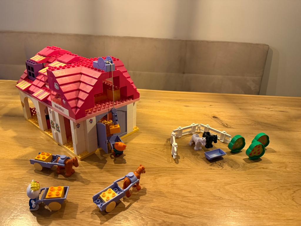 Hello kitty duplo set, Ophalen of Verzenden, Zo goed als nieuw
