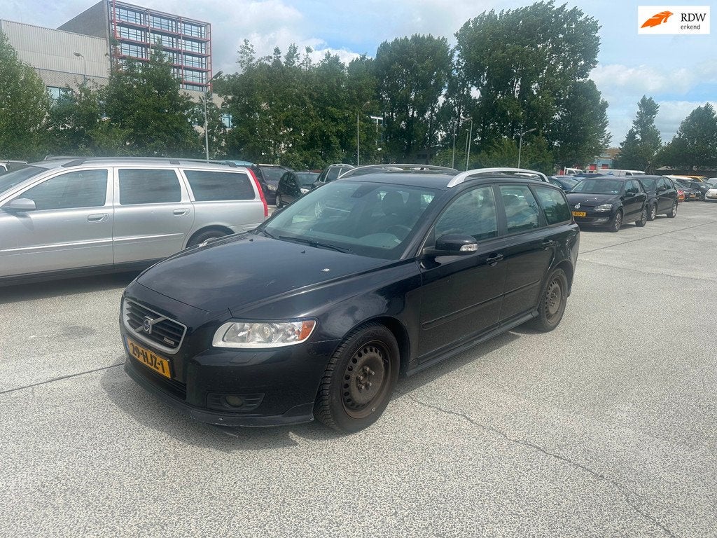 Volvo V50 2.0 Edition II Airco! Zwart! Leder! 2009, Auto's, Volvo, Voorwielaandrijving, 1350 kg, Gebruikt, 1283 kg
