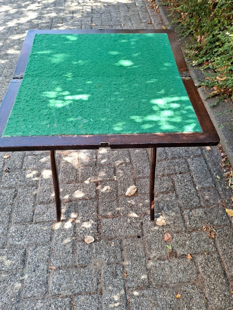 Antiek spelletjes tafeltje, Antiek en Kunst, Antiek | Meubels | Tafels, Ophalen