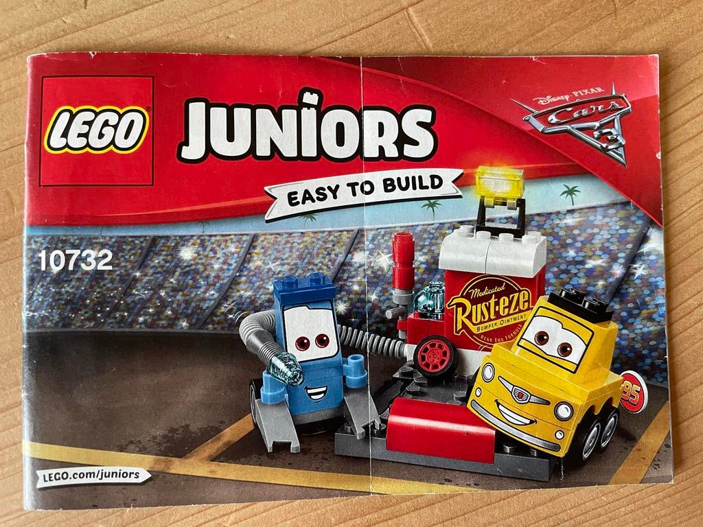 Lego Juniors 10732 Guido's Garage Disney Pixar Cars 3, Overige thema's, Lego, Ophalen of Verzenden, Zo goed als nieuw