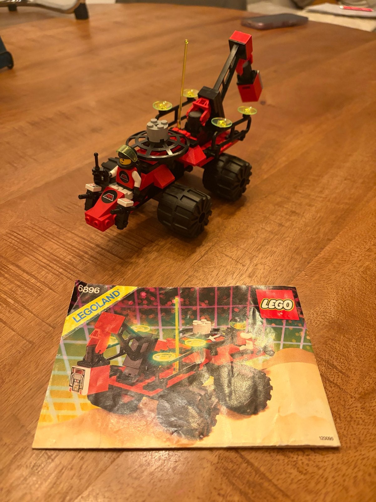 Lego 6896 M-Tron Celestial Forager 1990 compleet met minifig, Gebruikt, Lego, Ophalen of Verzenden, Space