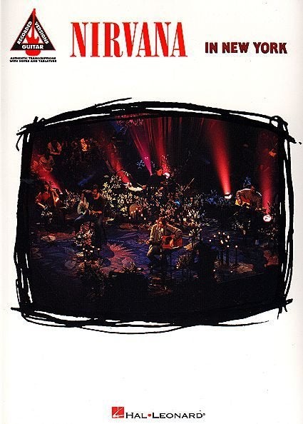 Gitaar recorded -noten en TAB-NIRVANA Unplugged in New York, Ophalen of Verzenden, Gebruikt, Artiest of Componist, Gitaar