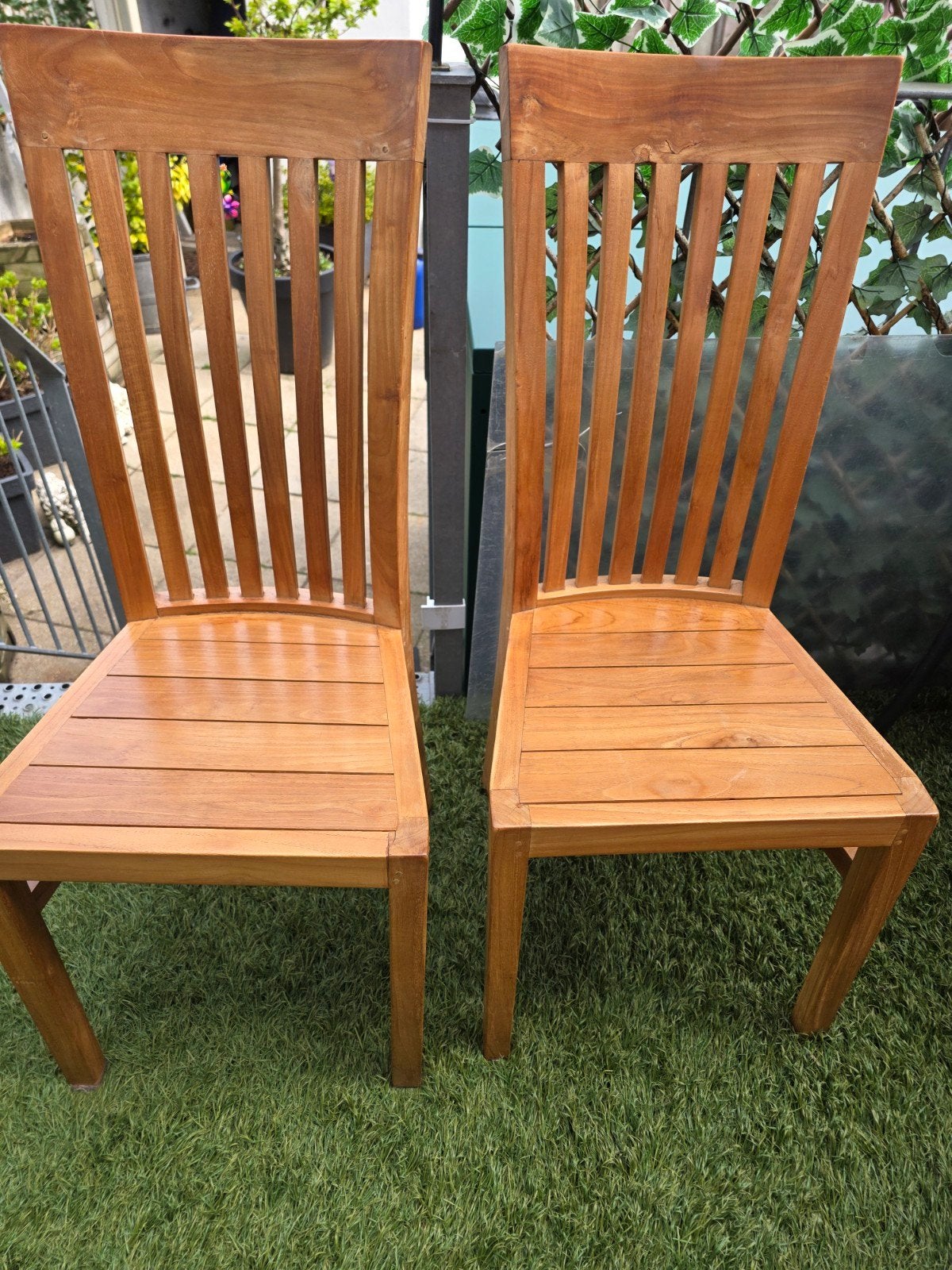 Teak Houten Stoelen, Tuin en Terras, Ophalen, Teakhout