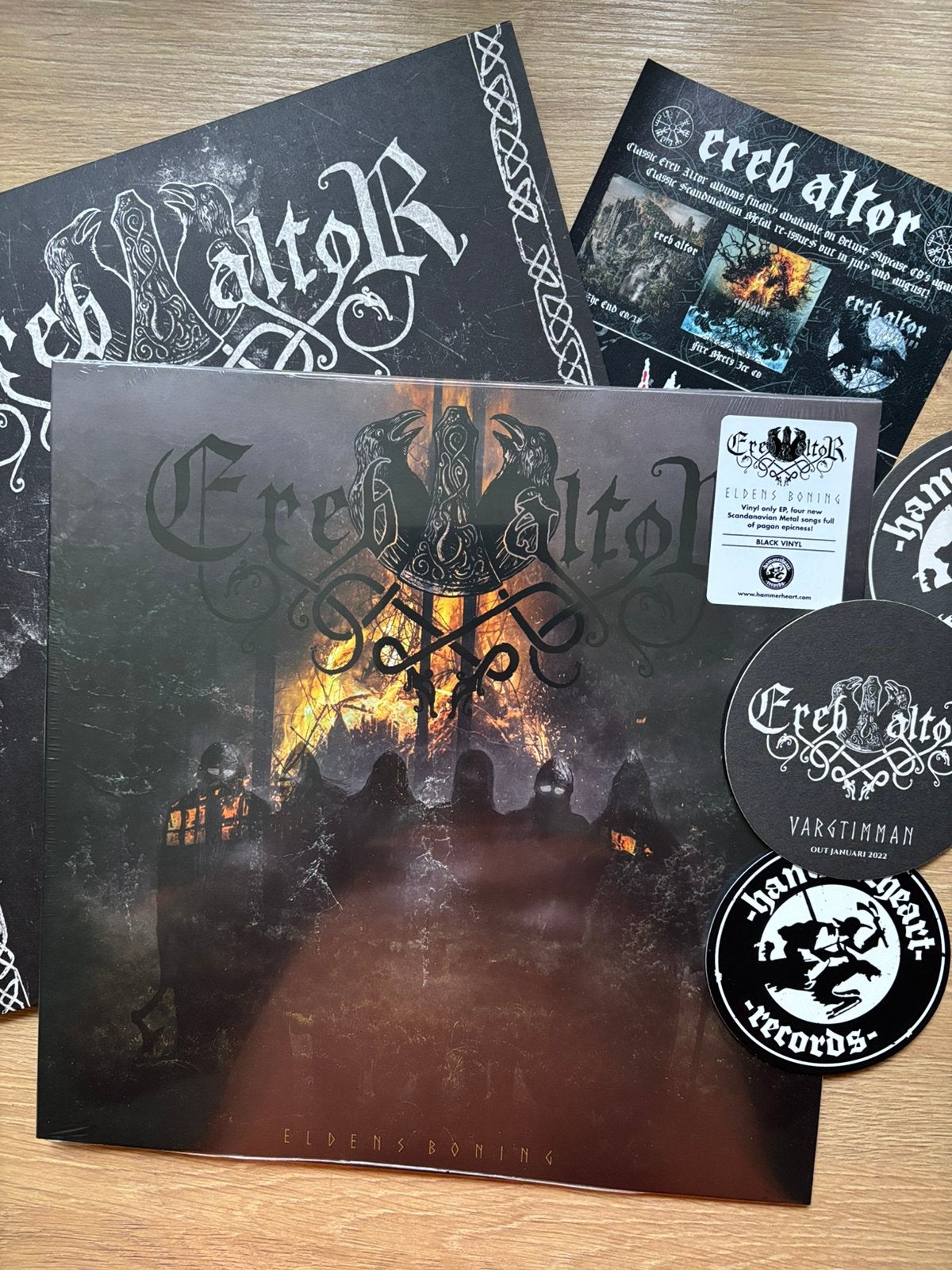 Ereb Altor -Elden Boning MLP Sweden Viking Metal + extras, Cd's en Dvd's, Heavy metal, Ophalen of Verzenden, EP, 12 inch