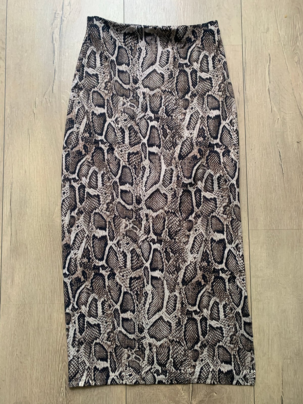 Rok met slangenprint en split, Kleding | Dames, Maat 38/40 (M), Meerkleurig, Ophalen of Verzenden, Zo goed als nieuw