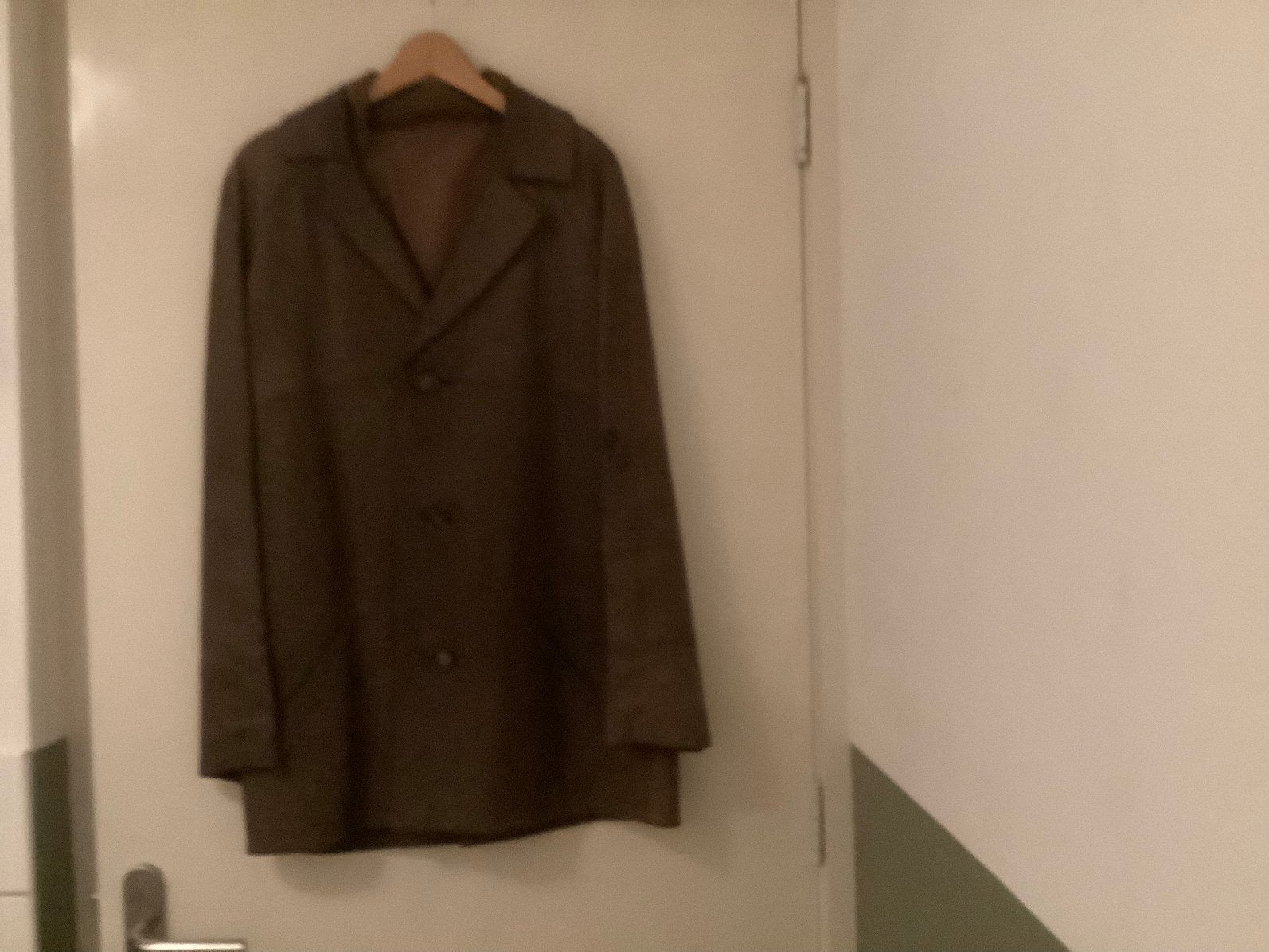 Te koop Nubuck leren heren jas maat 50/52, Ophalen of Verzenden, Gedragen, Overige maten, Overige kleuren