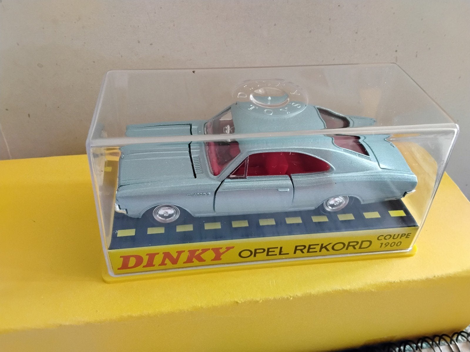 DINKY TOYS ATLAS OPEL REKORD COUPË 1900 NO 1405, Ophalen of Verzenden, Auto, Dinky Toys