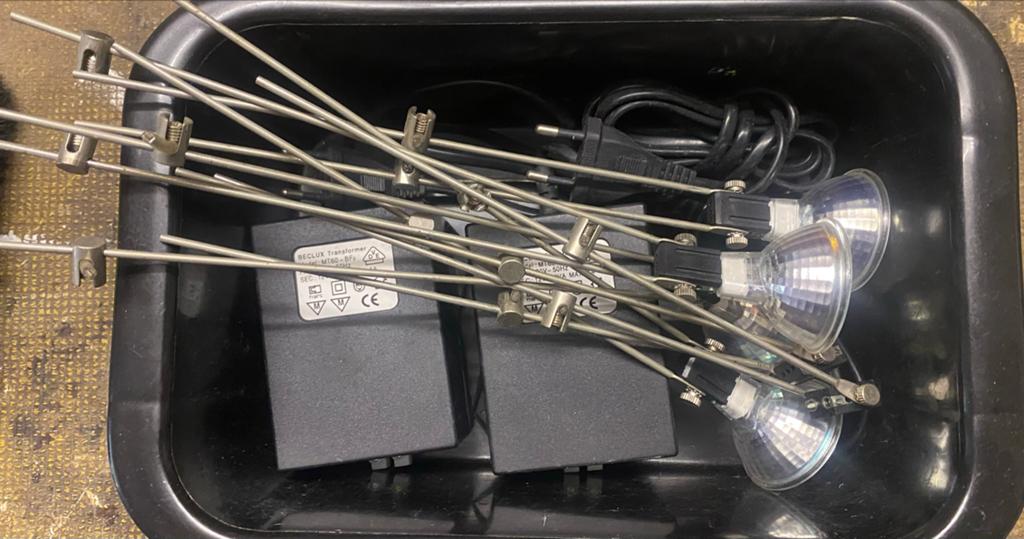 12V Halogeen Kabelsysteem met Beclux Transformatoren, Ophalen of Verzenden, Gebruikt