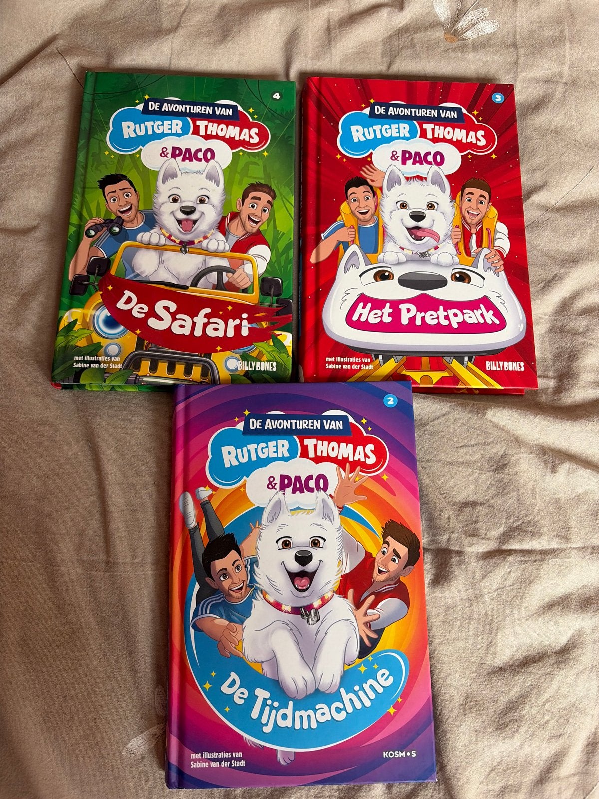 De Avonturen van Rutger, Thomas & Paco - 3 Boeken, Boeken, Ophalen, Zo goed als nieuw, Fictie algemeen