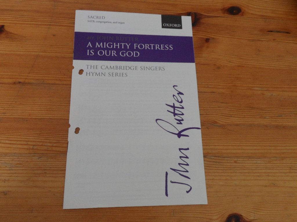 John rutter / j.s. Bach - a mighty fortress is our god, Klassiek, Ophalen of Verzenden, Artiest of Componist, Gebruikt