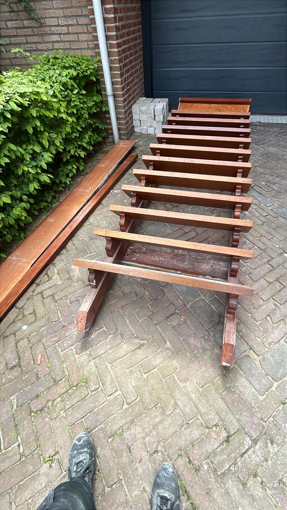Hardhouten trap - Robuust en duurzaam, Ophalen, Gebruikt, Trap, 2 tot 4 meter