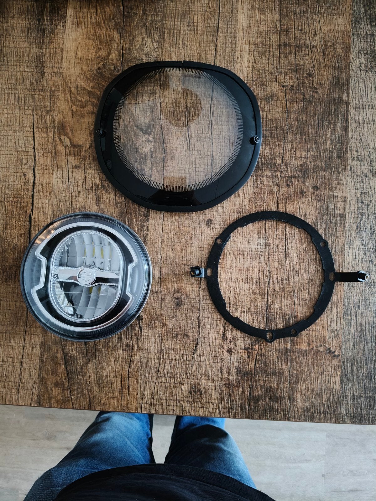 Harley Davidson koplamp komt van een fxlrst 2023, Motoren, Ophalen of Verzenden
