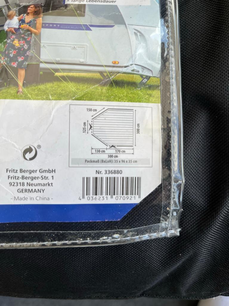 Garda L4 Season voortent - 1 jaar oud, Caravans en Kamperen, Tenten, Ophalen, Zo goed als nieuw