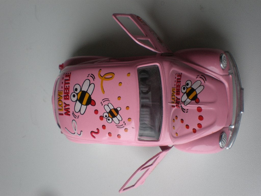 Metalen miniatuur auto VW Kever, Ophalen of Verzenden, Zo goed als nieuw, Auto