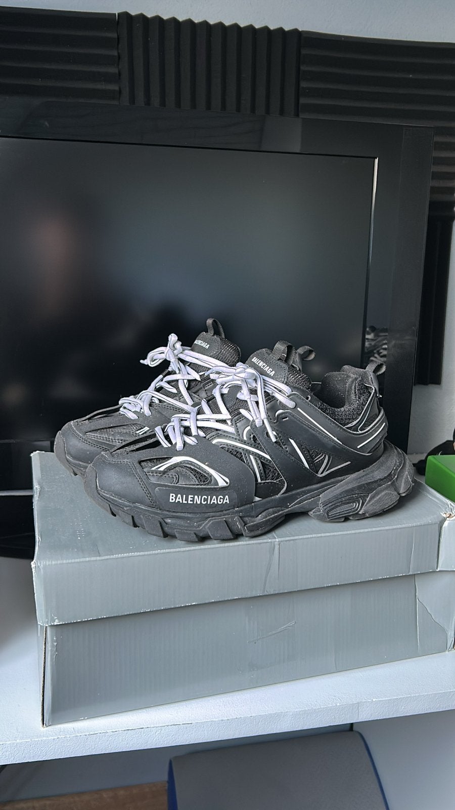 Balenciaga Track Sneakers Zwart Maat 43, Zwart, Ophalen of Verzenden, Sneakers of Gympen, Zo goed als nieuw