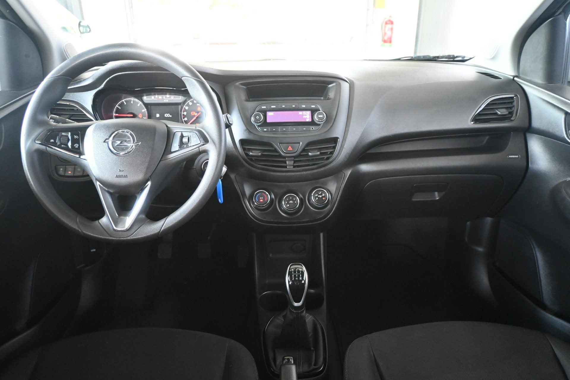 Opel KARL 1.0 ecoFLEX Edition Airco Cruise control Elektrisc, Auto's, Stof, Gebruikt, Met garantie (alle), Wit