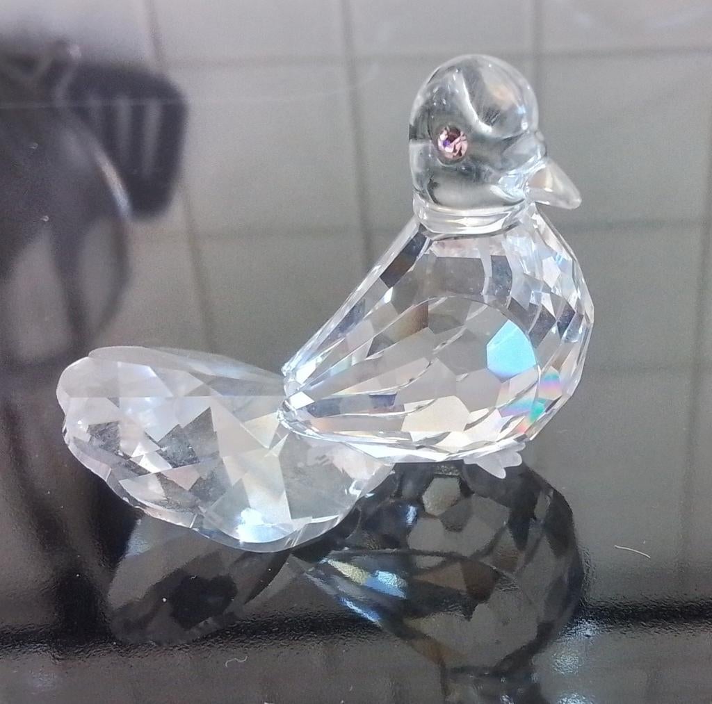 Swarovski duif , doffer en uil, Verzamelen, Swarovski, Ophalen of Verzenden, Zo goed als nieuw, Figuurtje