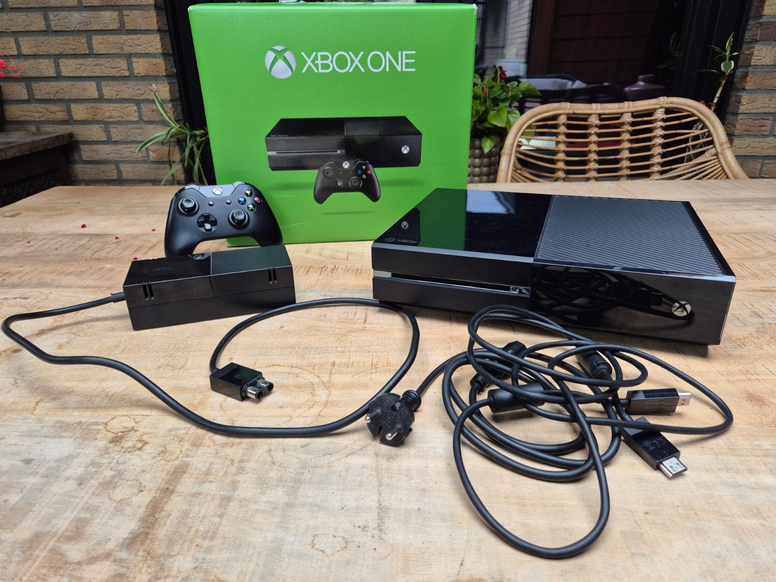 Xbox One 500GB Black Console, Spelcomputers en Games, Spelcomputers | Xbox One, Xbox One, Ophalen of Verzenden, Met 1 controller