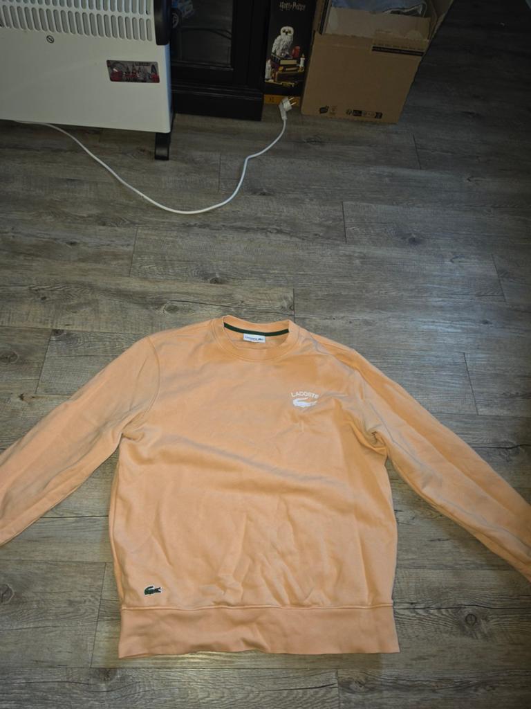 Lacoste Trui Zalm Kleur Maat M, Verzenden, Gedragen, Lacoste