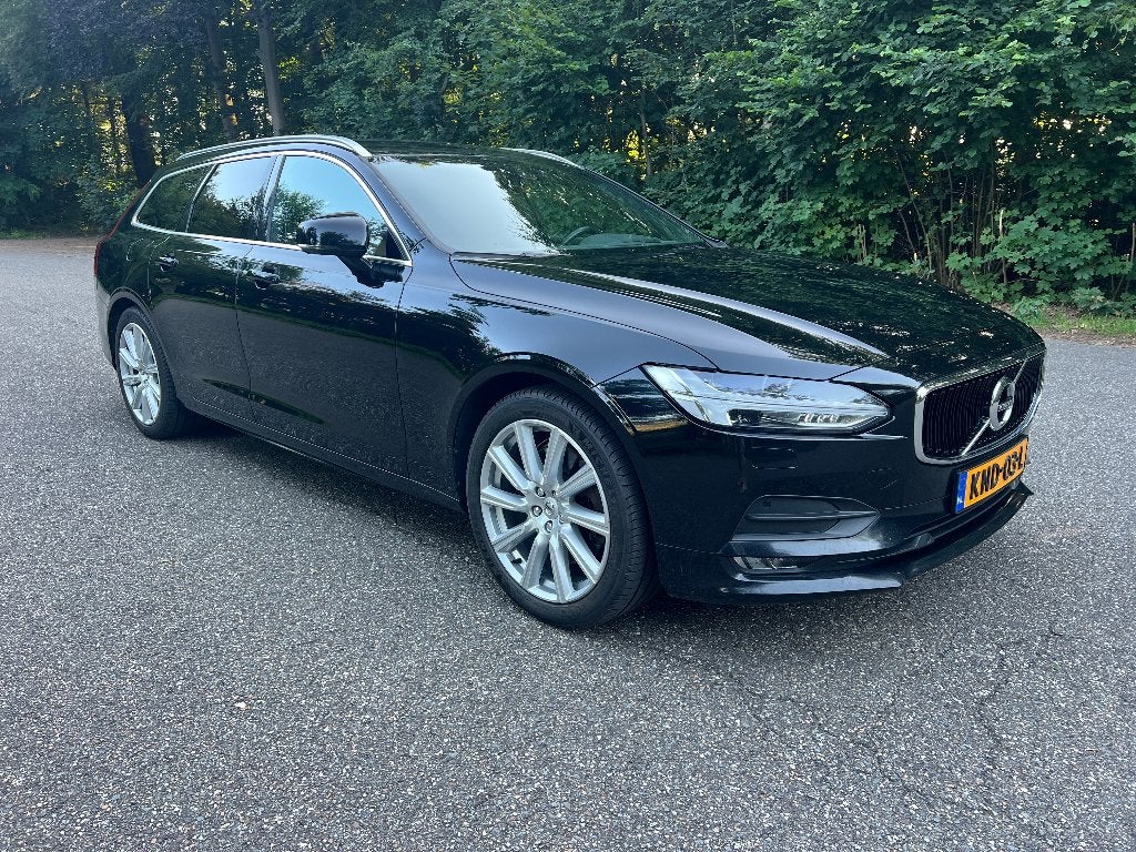 Volvo V90 T5 254pk 2019 Polestar Head-Up Leder Acc Trekhaak, Auto's, Dealer onderhouden, 4 cilinders, 1969 cc, Zwart