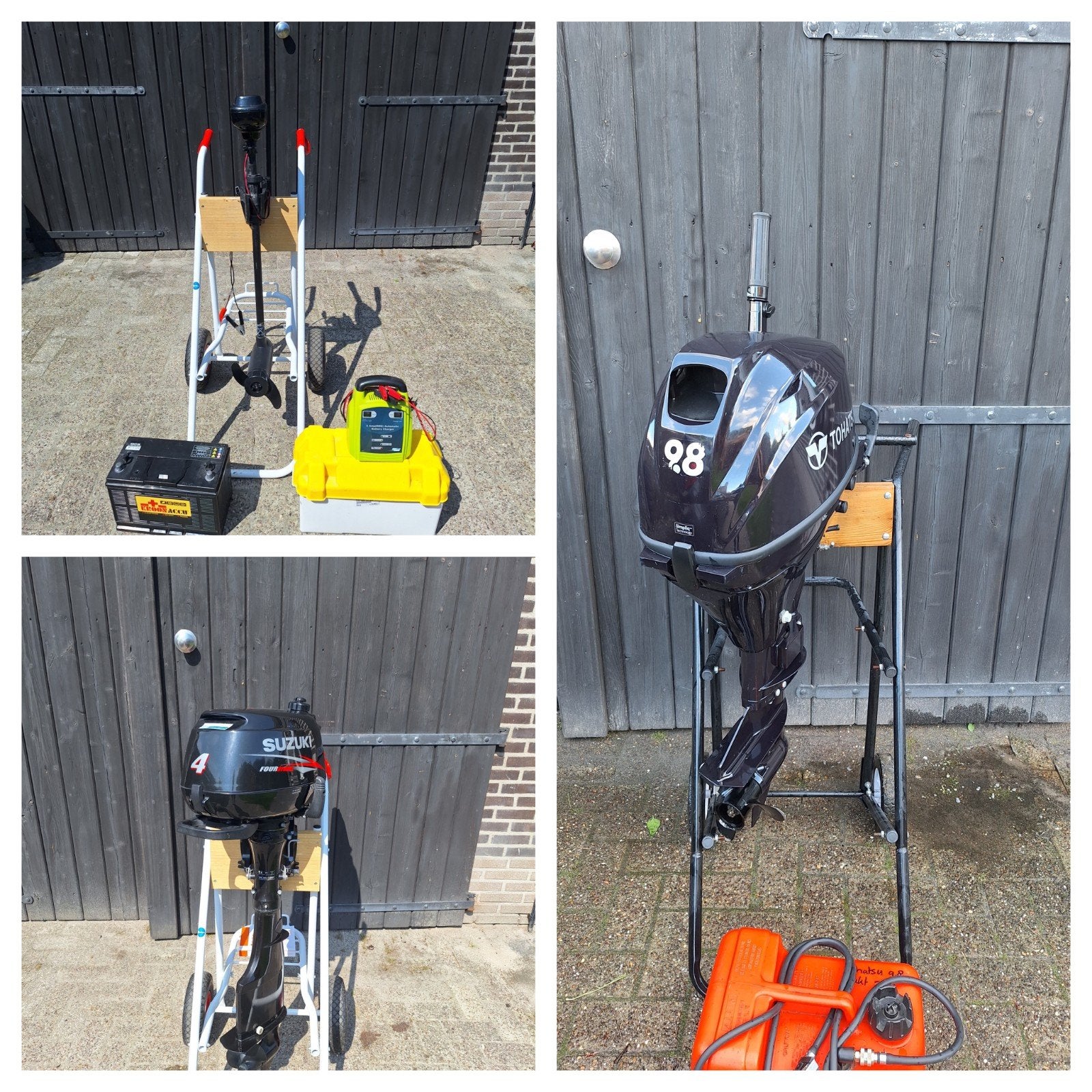 3X BUITENBOORDMOTOR ️4TAKT EN ELEKTRISCH 🚤⚓️🛥, Ophalen, Zo goed als nieuw, Benzine, Viertaktmotor