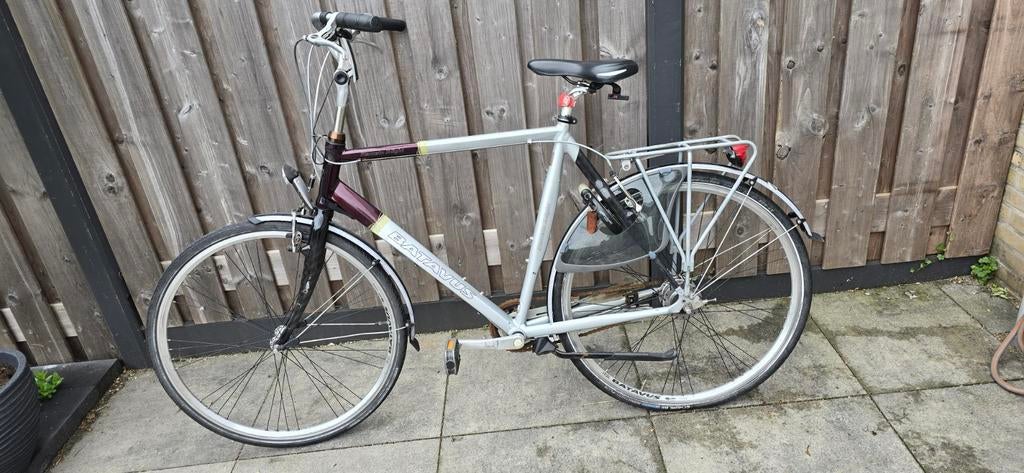 Batavus Staccato X-Light herenfiets framemaat 62, Velgrem, Versnellingen, Batavus, Ophalen of Verzenden