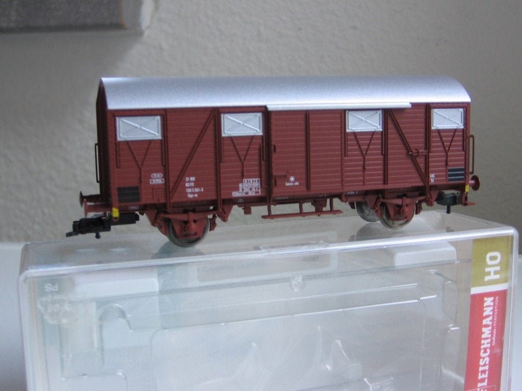 Fleischmann H0. FS goederenwagon met schuifdeuren. 5310 04., Gelijkstroom, Verzenden, Fleischmann, Wagon