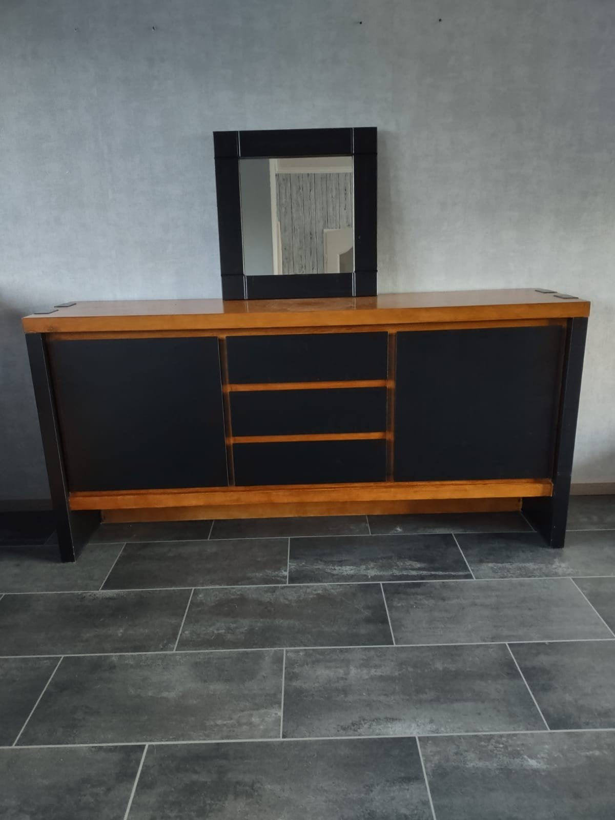Dressior + spiegel, eettafel + 6 stoelen, tv meubel, Huis en Inrichting, Complete inboedels, Ophalen