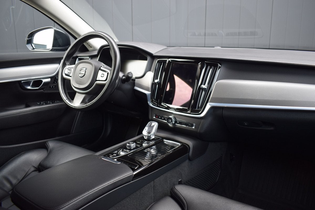 Volvo V90 2.0 T8 392pk AWD Inscription LED | Zwart Leder | C, Auto's, Automaat, 4 cilinders, Leder, Vierwielaandrijving