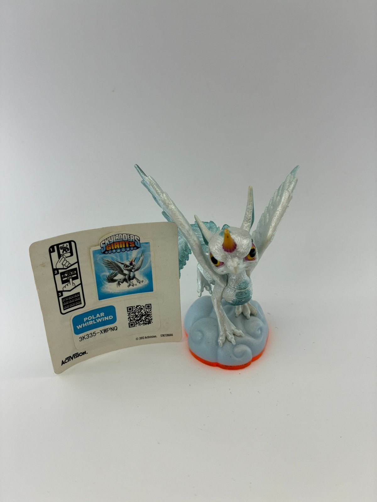 Skylanders Giants Polar Whirlwind met sticker, Avontuur en Actie, Niet van toepassing – tweedehands product van vóór 13-12-2024
