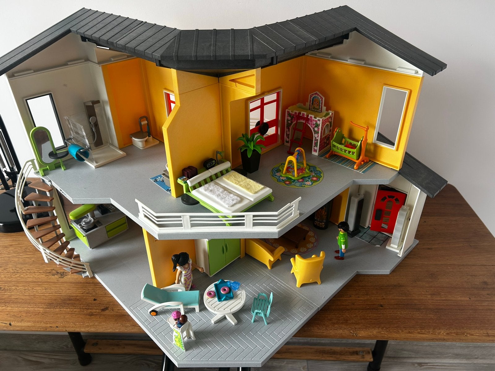 Playmobil Modern Woonhuis met veel accessoires, Ophalen, Gebruikt, Complete set, Gebouw