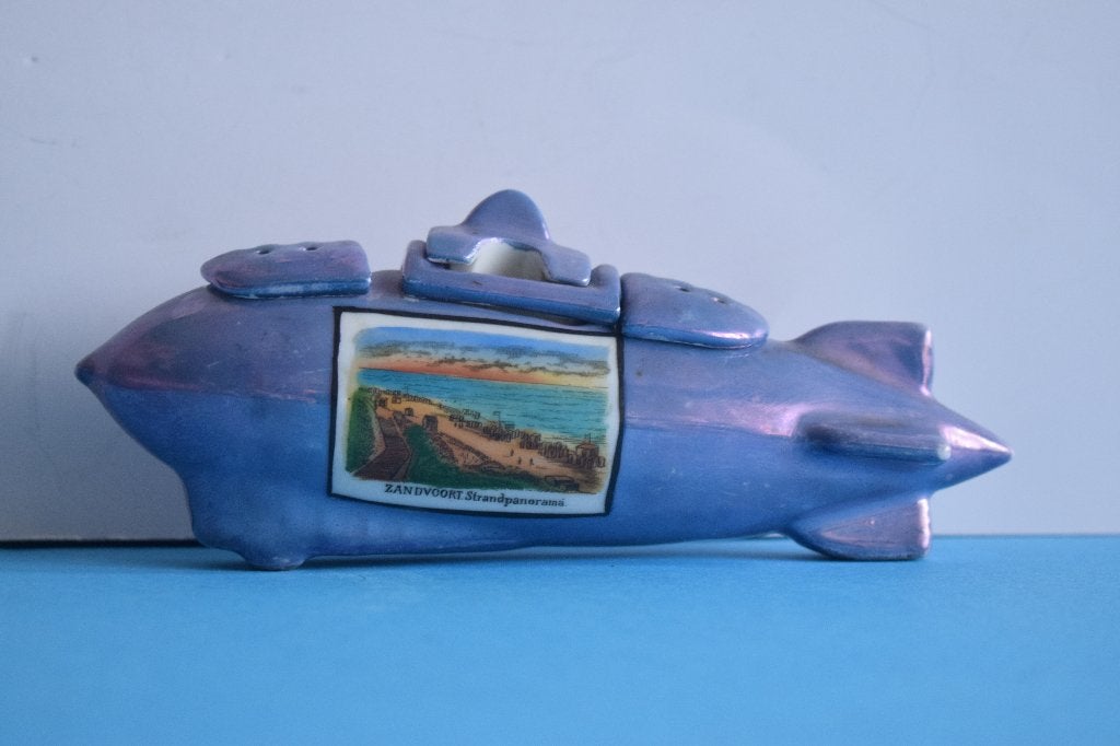 luchtvaart Zeppelinmodel - zout en peperset, Verzamelen, Verzenden, Gebruikt, Overige typen