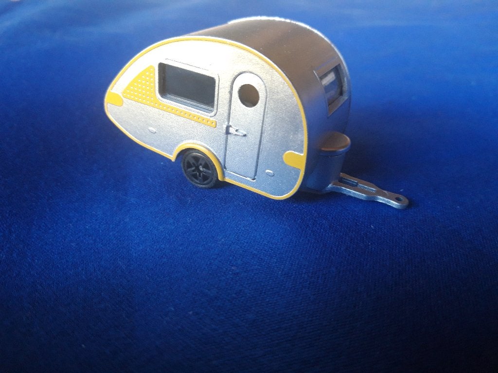 Siku retro caravan eitje-model 1:43, Ophalen of Verzenden, Zo goed als nieuw, Overige typen, SIKU