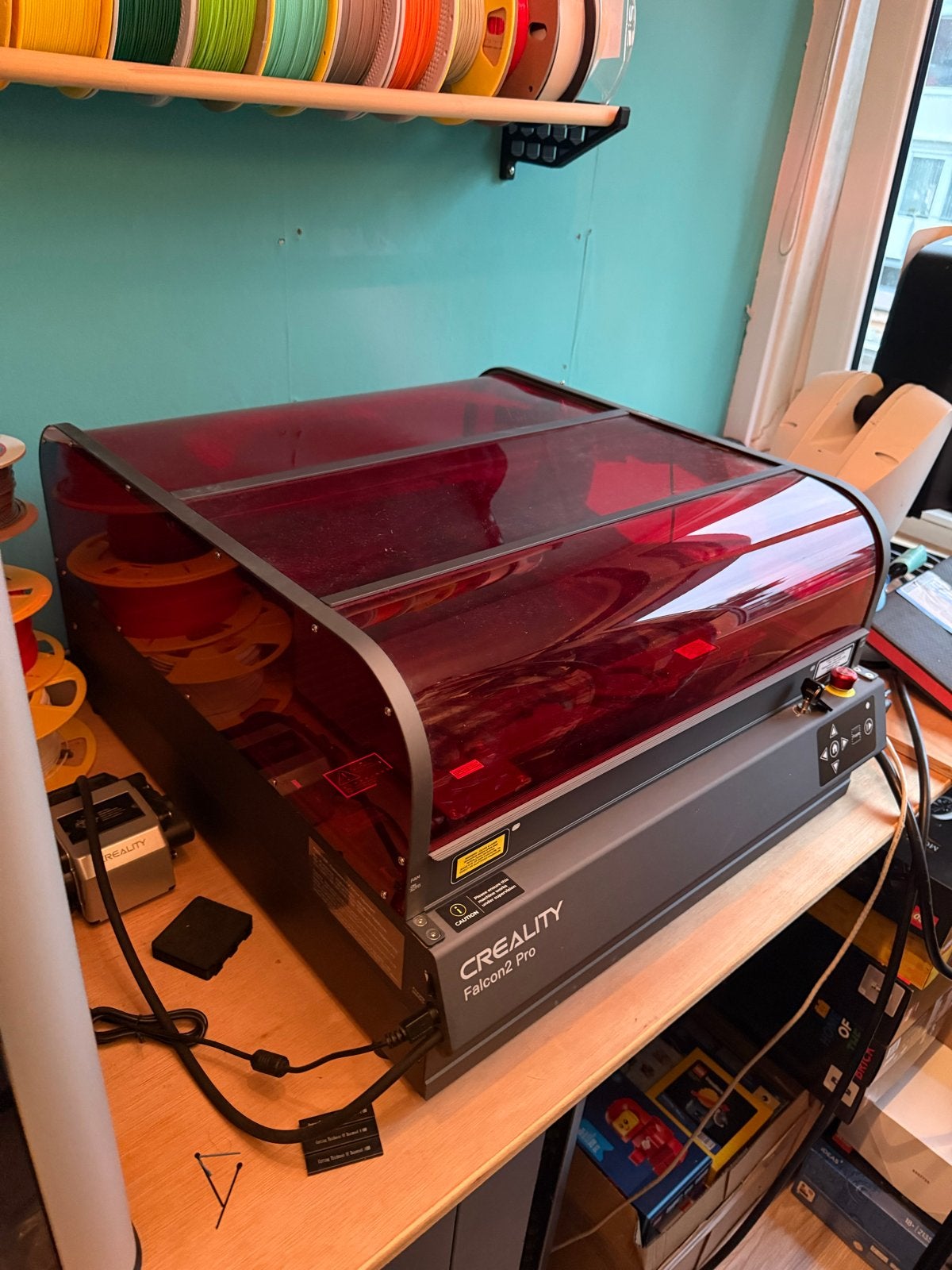 Creality Falcon2 Pro 40 watt Lasersnijder, Computers en Software, Ophalen, Zo goed als nieuw