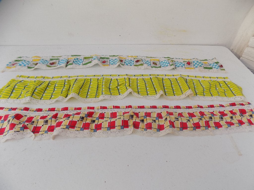 Keukenrandband oude kast 1950 brocante plankdecoratie, Ophalen of Verzenden, Gebruikt