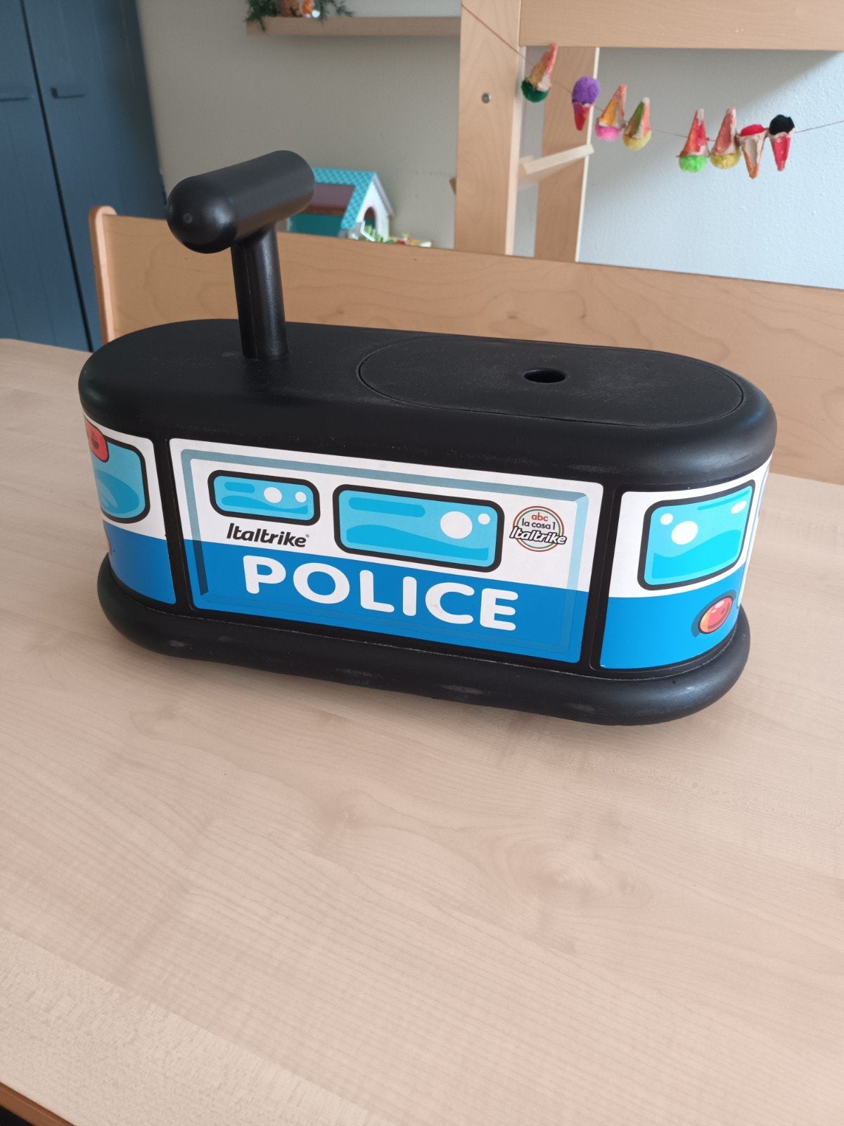 Italtrike politie loopauto auto zeer stevig, Kinderen en Baby's, Ophalen of Verzenden, Jongen of Meisje