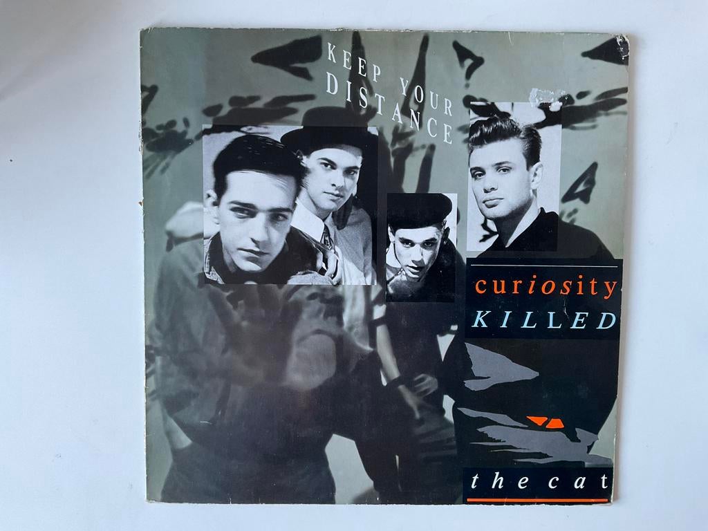 Curiosity killed the cat – keep your distance lp synth pop, Gebruikt, 1980 - 1989, 12 inch, Fotohoes