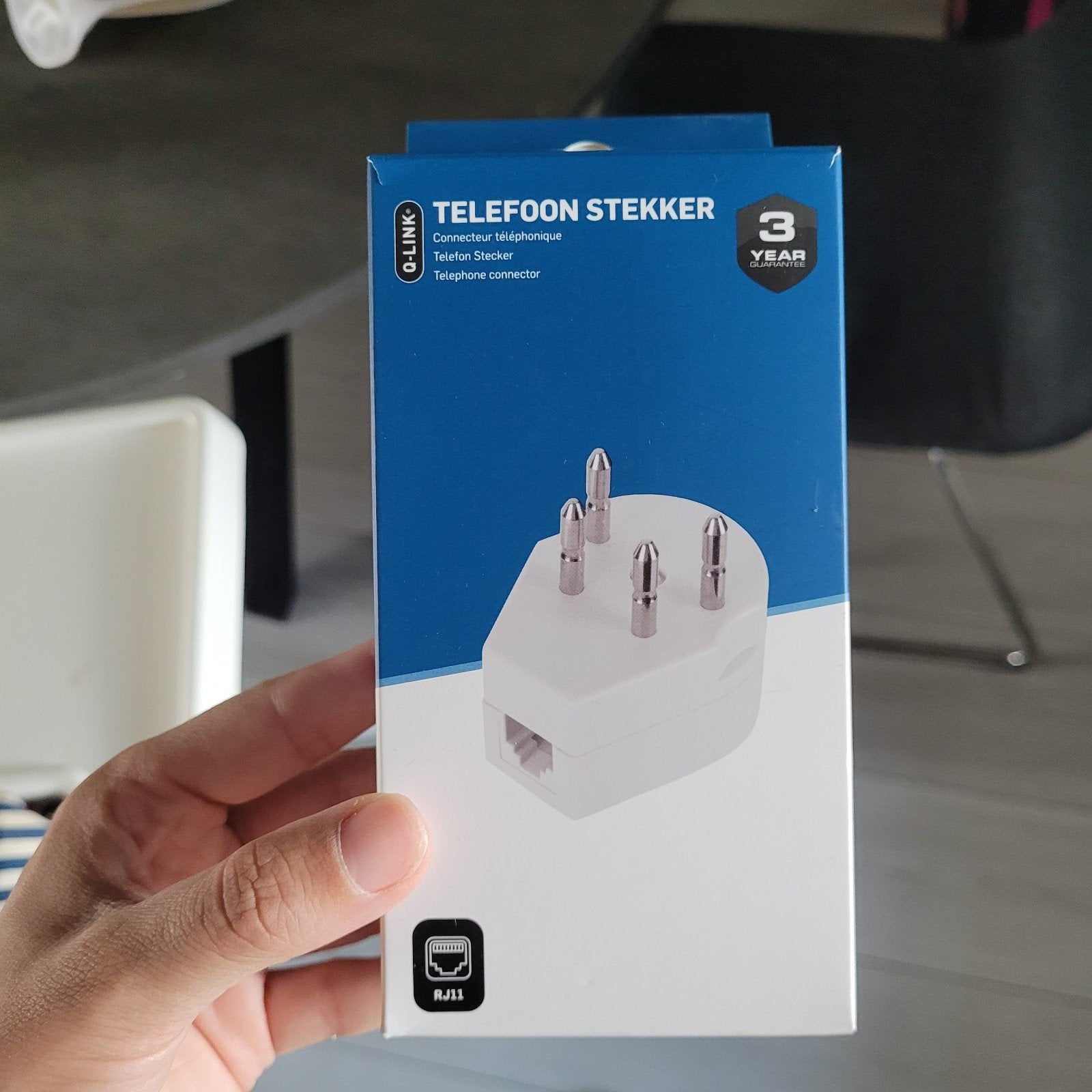 Q-Link Telefoonstekker RJ11 - Nieuw in verpakking, Ophalen of Verzenden, Nieuw