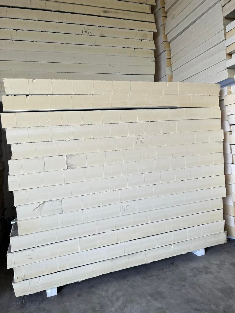 Isolatieplaten pir aluminium 140mm Betreft B- keus, Dakisolatie, 12 cm of meer, Nieuw, Ophalen of Verzenden
