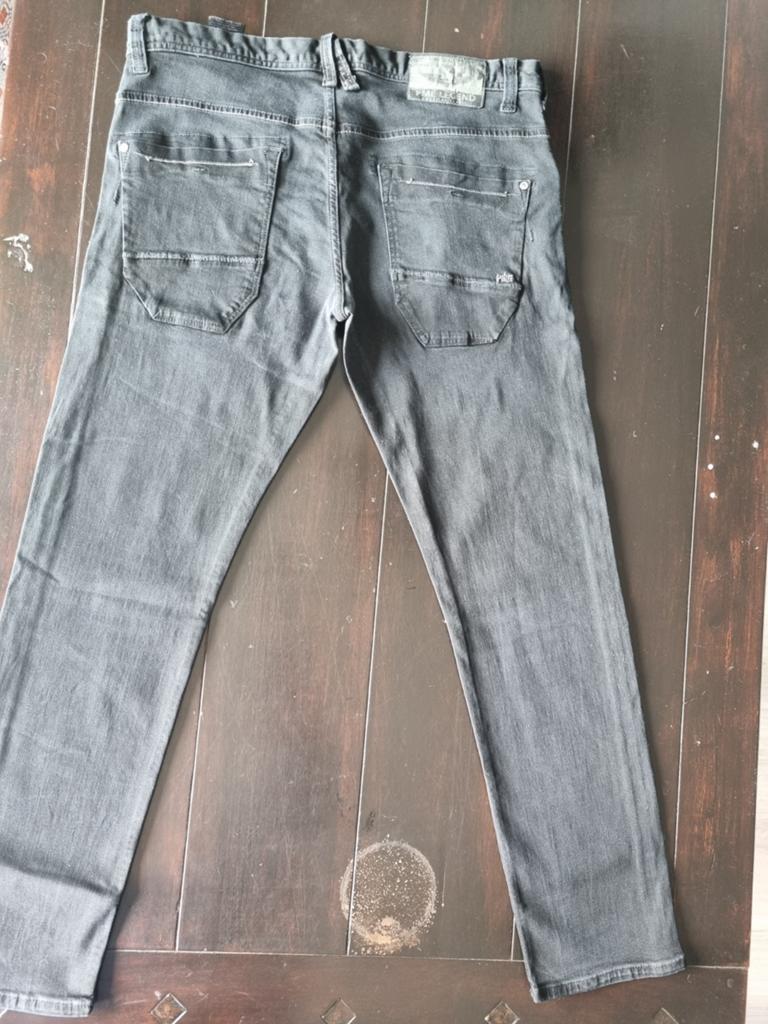 ZGAN ZWARTE PME SKYHAWK SLIM STRAIGHT STRETCH JEANS 35/30, Zwart, Ophalen of Verzenden, Zo goed als nieuw, W33 - W34 (confectie 48/50)