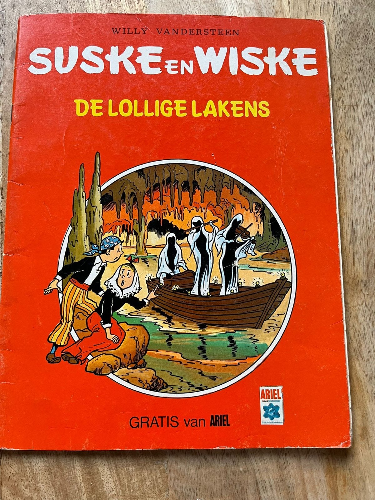 Suske en Wiske - De Lollige Lakens - Speciale uitgave Ariel, Boeken, Stripboeken, Eén stripboek, Ophalen of Verzenden, Gelezen