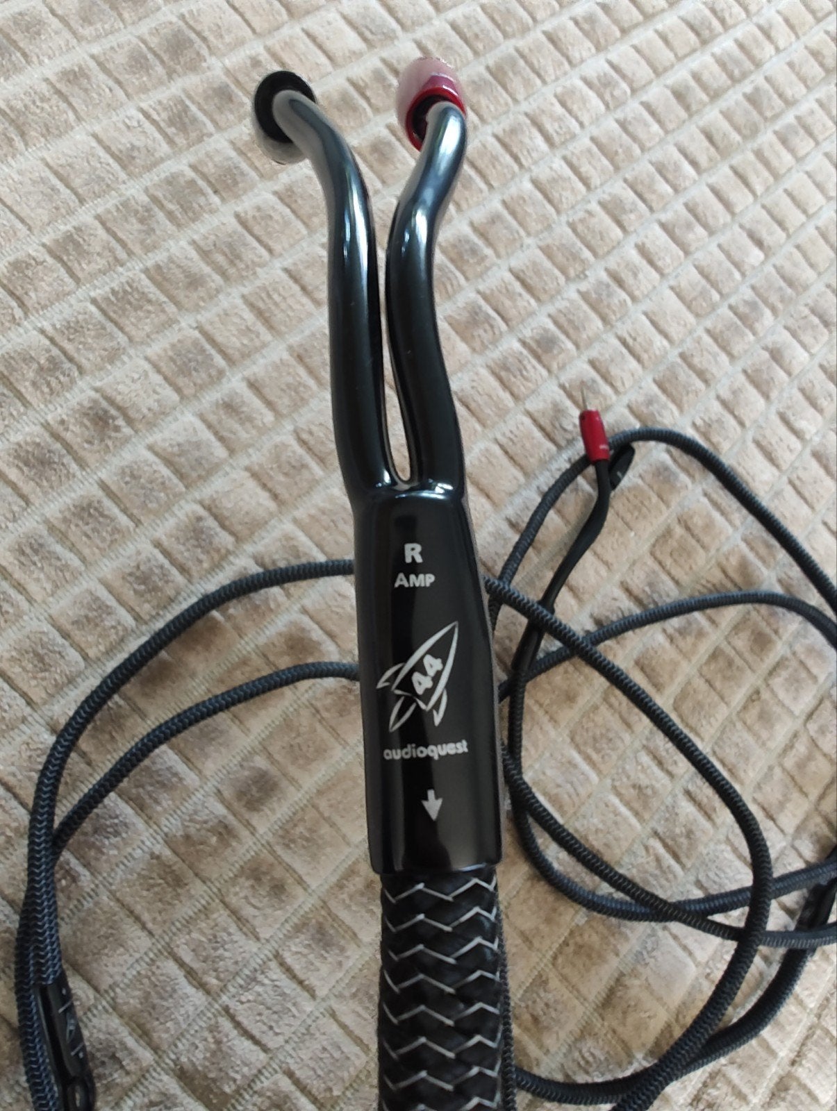 AudioQuest Rocket 44 Luidsprekerkabel 2x 2.5m, Ophalen of Verzenden, Zo goed als nieuw, 2 tot 5 meter, Luidsprekerkabel