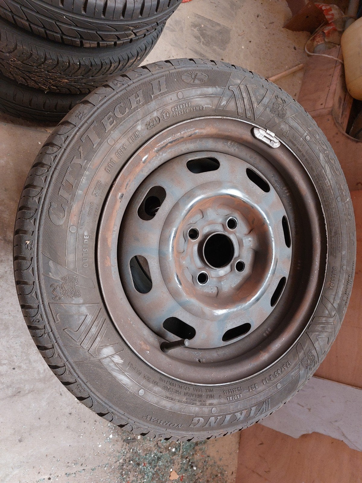 Reservewiel Kia 4x100, Ophalen of Verzenden, Gebruikt