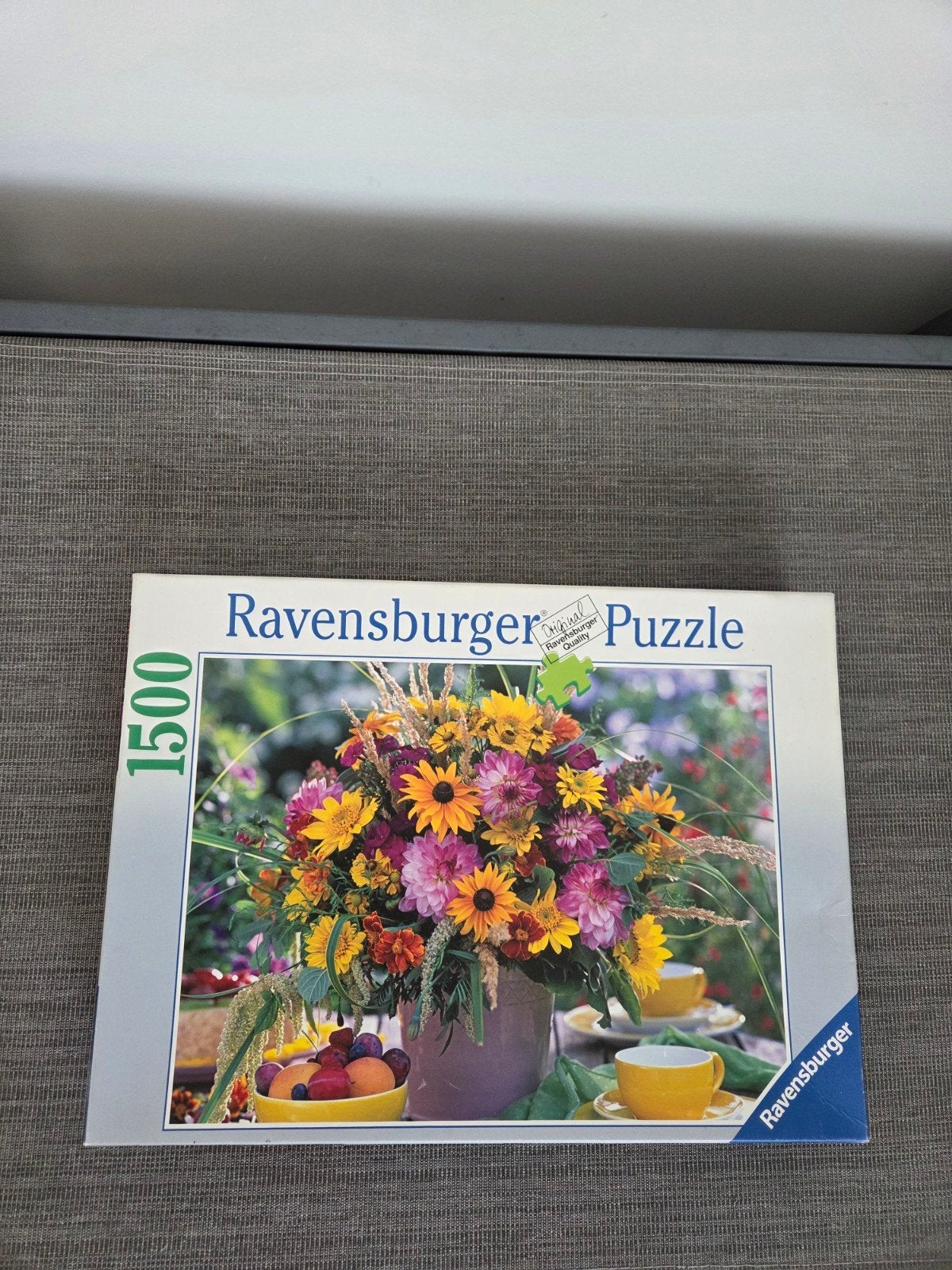 Ravensburger Legpuzzel 1500 stukjes - Bloemenpracht à€3, Ophalen of Verzenden, 500 t/m 1500 stukjes, Gebruikt, Legpuzzel