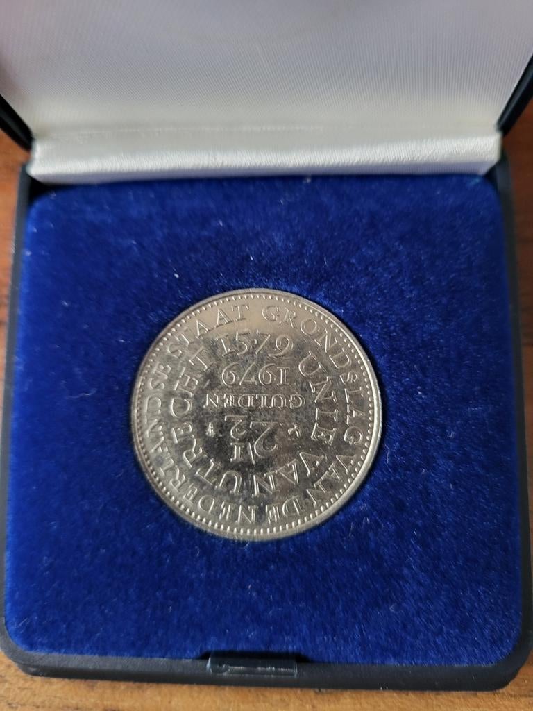 Munten, Postzegels en Munten, Munten | Nederland, Ophalen of Verzenden, Koningin Beatrix, 2½ gulden